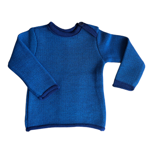 Melange Pullover Disana - Marine/Blau