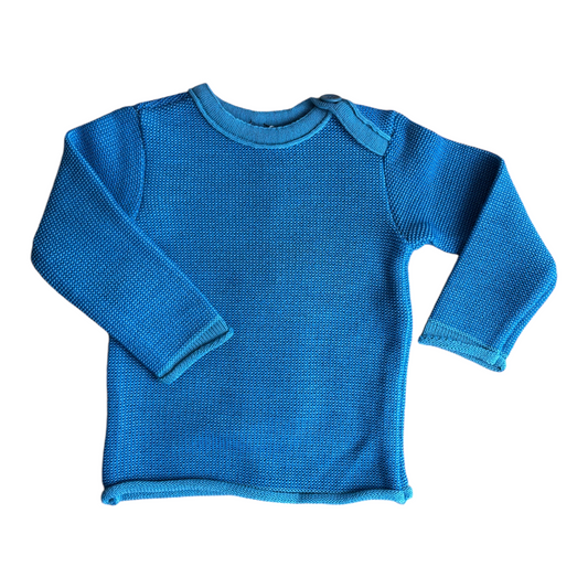 Melange Pullover Disana - Lagoon/Blau