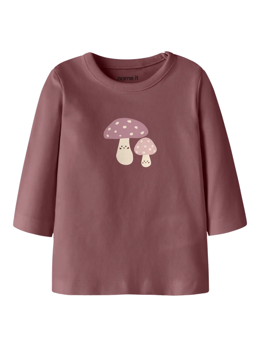 Langarmshirt "Pilze"