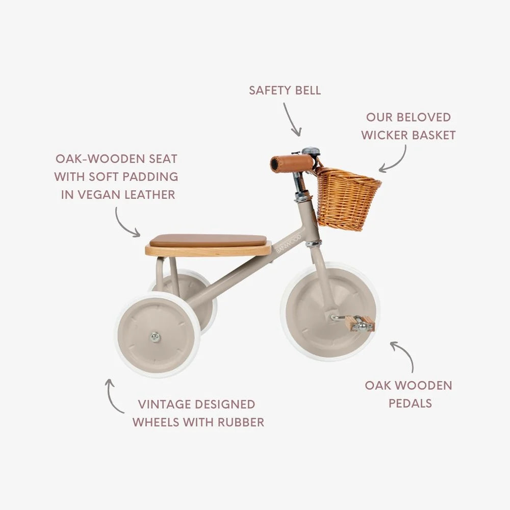 Dreirad Banwood Beige