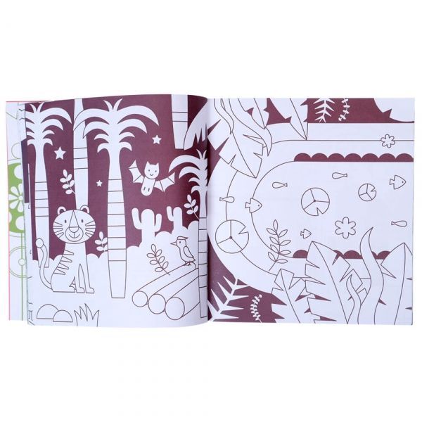 Malbuch für Kinder (rosa)