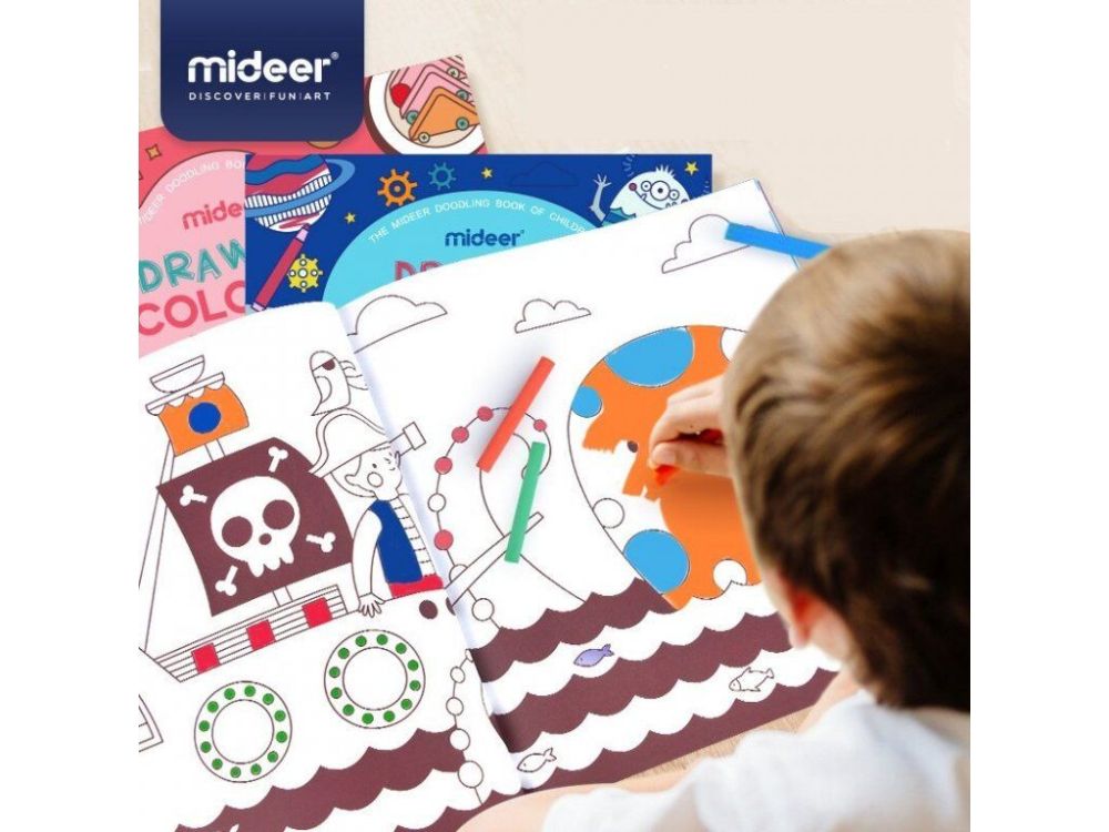 Malbuch für Kinder (blau)