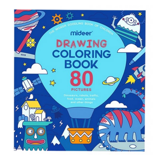 Malbuch für Kinder (blau)