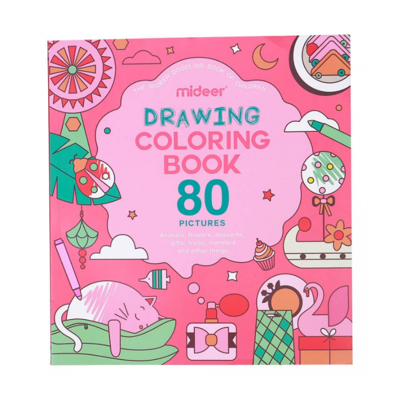Malbuch für Kinder (rosa)