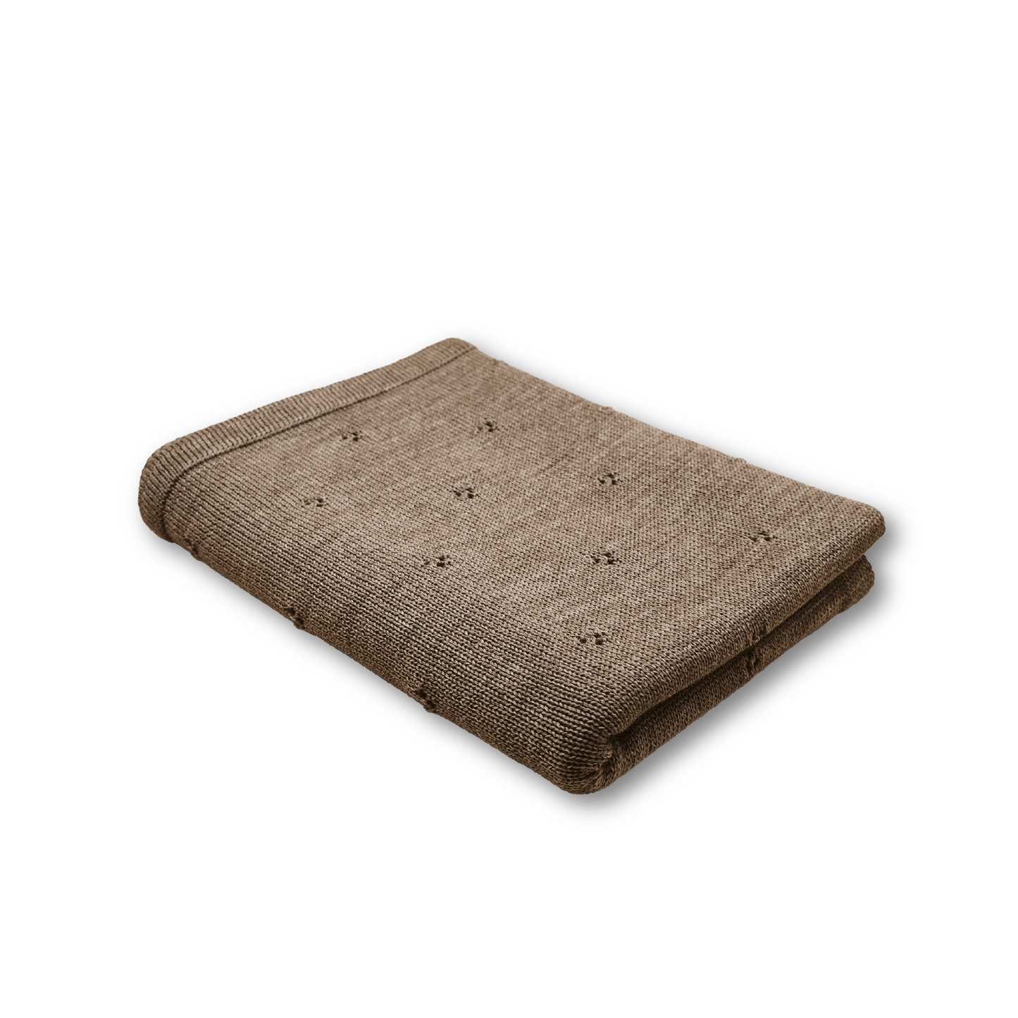 Babydecke Merinowolle "Sand"