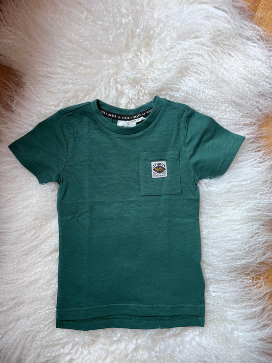 babymode kindermode babykleidung kinderkleidung gruenes shirt mit wuestenmotiv 