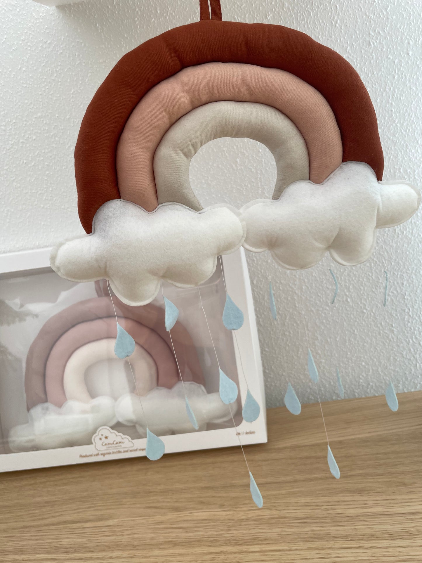 mobile regenbogen camcam babyzimmer kinderzimmer zimmerdeko dekoration fürs kinderzimmer